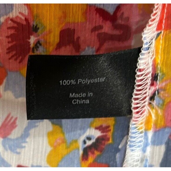 Lane Bryant Asymmetric Top womens 18/20 Half Button Front‎ Cottage Core Cowgirl - Picture 7 of 9